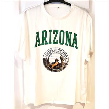 Unisex ARIZONA T-Shirt White Size M