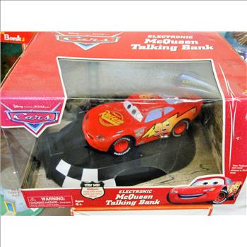 Toys From the Past > Disney Electronic McQueen Talking Bank
