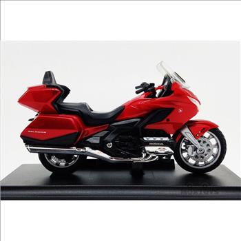 Welly 1:18 2020 Honda Gold Wing Travel Edition Red Diecast Model Bike