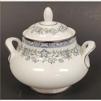Vintage Royal Doulton Stamford H5040 Fine Bone China Double Handle Sugar Bowl