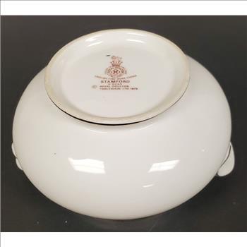 Vintage Royal Doulton Stamford H5040 Fine Bone China Double Handle Sugar Bowl