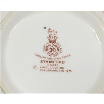 Vintage Royal Doulton Stamford H5040 Fine Bone China Double Handle Sugar Bowl