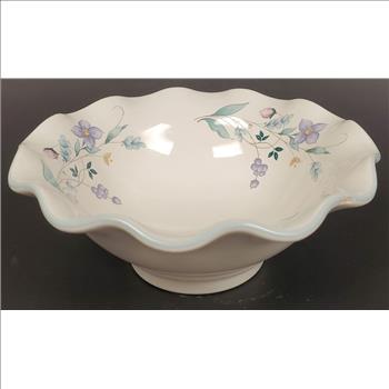 Vintage Pfaltzgraff USA Ruffled Edges Ceramic Candy Dish