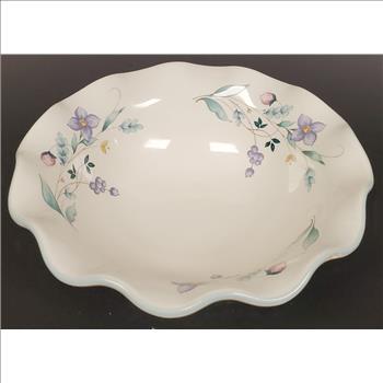 Vintage Pfaltzgraff USA Ruffled Edges Ceramic Candy Dish