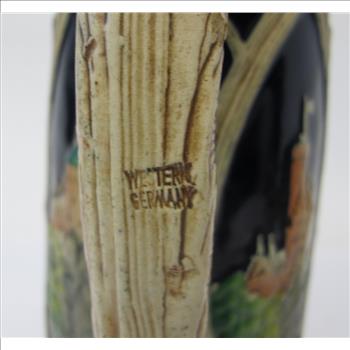 Authentic XLarge Beer Stein with Lid made in Western Germany