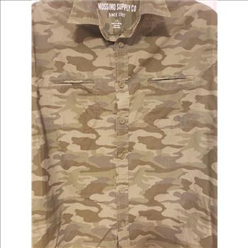 Men's MOSSIMO Supply Co. Camo Long Sleeve Shirt Sz Large Pre-owned