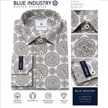 Men's Shirt Sz XXL By Blue Industry