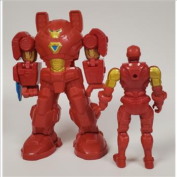Marvel Iron Man Hulkbuster Action Figure Set - 2 Pieces VG
