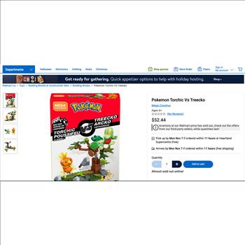 4 - MEGA CONSTRUX - POKEMON - BUILD IT SETS - 400PCS