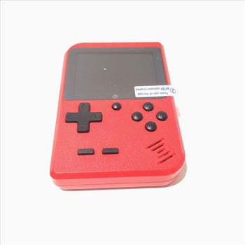 NOB Red Handheld Game Console w 400 Classic Games