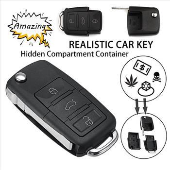 Hidden Compartment Fake Car Key Fob