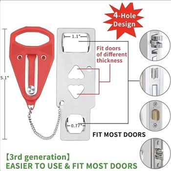 The Portable Door Lock 2 Pack