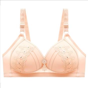 NWT, Women Beige Wireless Bra Size 29 Cup B