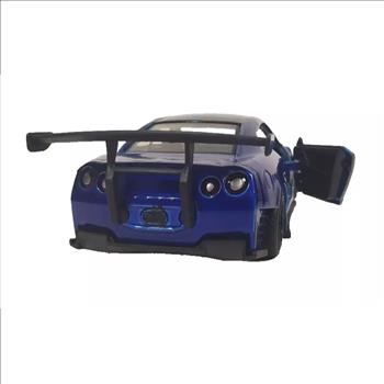 Jada Toys 2009 Nissan GTR R35 Die Cast Car 1:32 Blue Fast & Furious