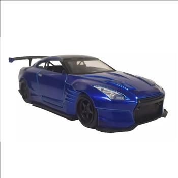 Jada Toys 2009 Nissan GTR R35 Die Cast Car 1:32 Blue Fast & Furious