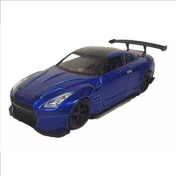 Jada Toys 2009 Nissan GTR R35 Die Cast Car 1:32 Blue Fast & Furious