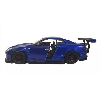 Jada Toys 2009 Nissan GTR R35 Die Cast Car 1:32 Blue Fast & Furious