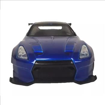 Jada Toys 2009 Nissan GTR R35 Die Cast Car 1:32 Blue Fast & Furious