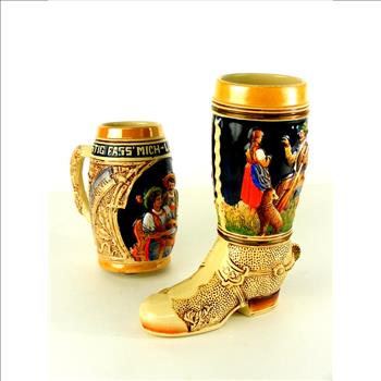 German Ale Boot & Stein