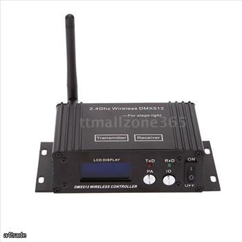 LCD Light Controller DMX 512 Wireless Transmitter Receiver Stage 2 in1 Repeater