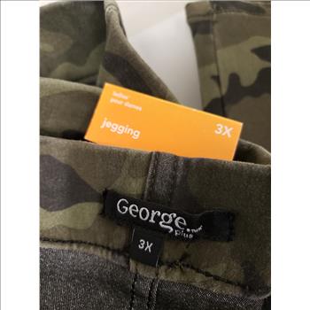 NWT George Plus Women's Camo Print Tummy Control Pull-On Jeggings Sz 3X, Bangladesh