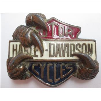 Raptor Claw Harley Davidson Belt Buckle