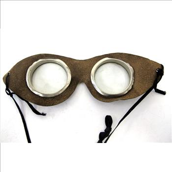Vintage Leather Aviator Goggles
