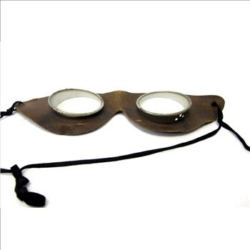 Vintage Leather Aviator Goggles