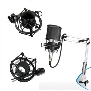 Ohuhu Anti Vibration Microphone Mic Shock Mount Holder Studio Sound Recording