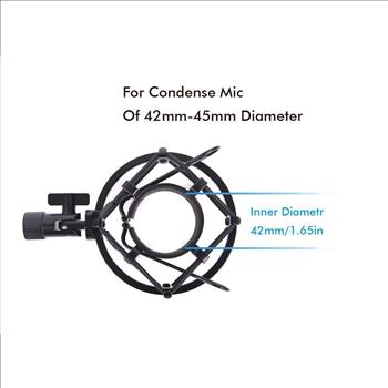 Ohuhu Anti Vibration Microphone Mic Shock Mount Holder Studio Sound Recording