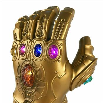 Avengers Infinity War Infinity Gauntlet LED Light Thanos Left Hand Gloves Cosplay Prop