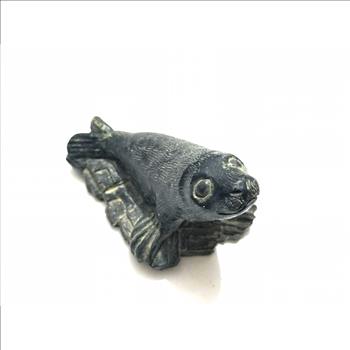 Vintage Wolf Original Inuit Sculpture
