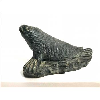 Vintage Wolf Original Inuit Sculpture
