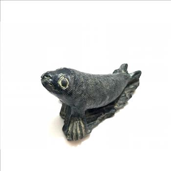 Vintage Wolf Original Inuit Sculpture