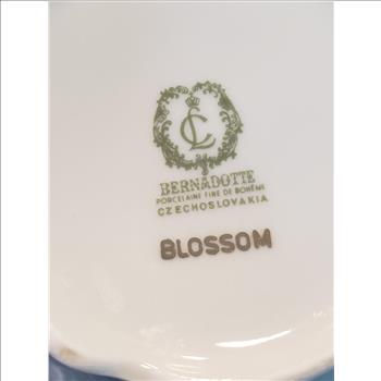 VTG Blossom Bernadotte  Porcelain Fine China Teapot-Made in Czechoslovakia