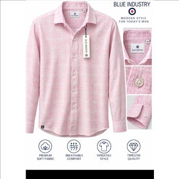 Men's Shirt Sz Medium By Blue Industry