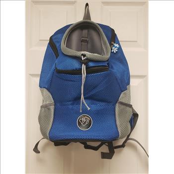 Petyfy Colorblock Breathable Mesh Pet Backpack Carrier for Dog Sz S