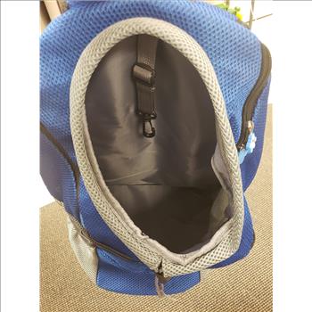 Petyfy Colorblock Breathable Mesh Pet Backpack Carrier for Dog Sz S