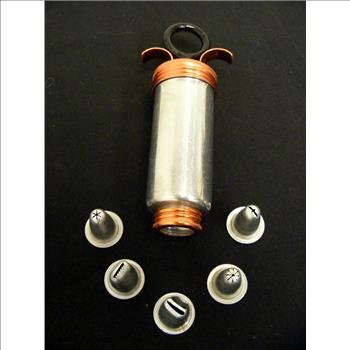 8 Copper Cookie Cutters & Icing Dispenser