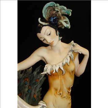 Giuseppe Armani Figurine: Isadora #633C. Capodimonte 'N' Crown Stamp Value $1,000.00 - $1,995.00