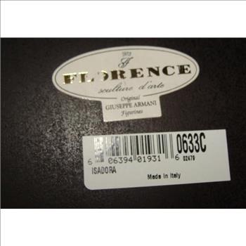 Giuseppe Armani Figurine: Isadora #633C. Capodimonte 'N' Crown Stamp Value $1,000.00 - $1,995.00