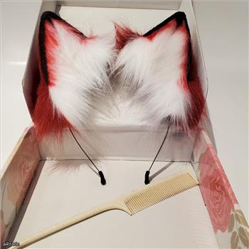 Handmade Cat Ears Anime Cosplay Headgear With Comb
