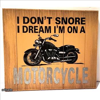 Custom Wooden Motorcycle Plaque 10