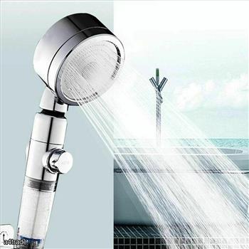 Shower Head High Pressure Handheld Turbocharged Bathroom Rain Spray Nozzle