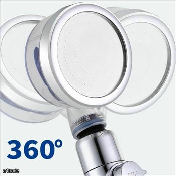 Shower Head High Pressure Handheld Turbocharged Bathroom Rain Spray Nozzle