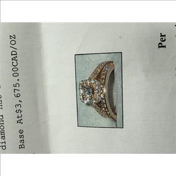 14 kt Rose Gold Diamond Ring (2 Pieces) Appraised $9,215.00