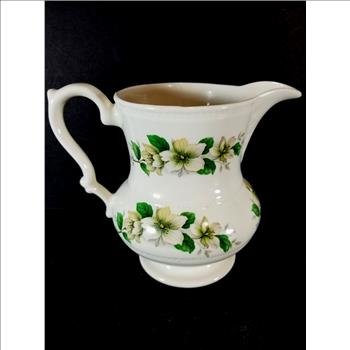 English Hand Painted Lord Nelson Porcelain Pitcher