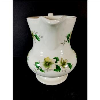 English Hand Painted Lord Nelson Porcelain Pitcher