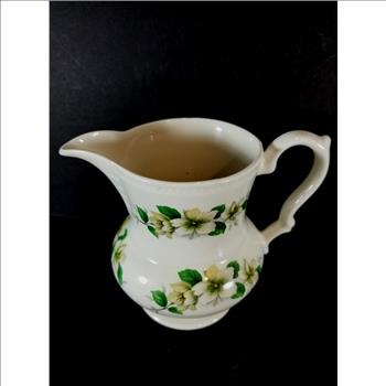 English Hand Painted Lord Nelson Porcelain Pitcher