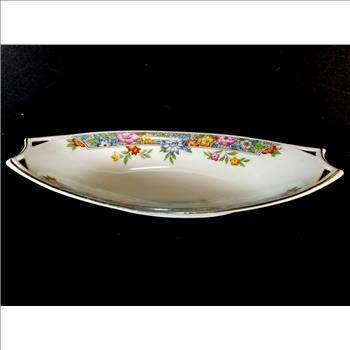VTG Bavaria Germany Hand Painted Porcelain Dish